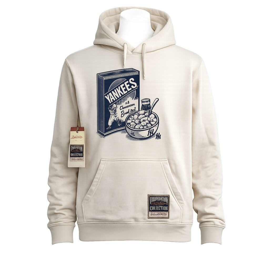 NWT - Mitchell & Ness NY Yankees “The Champions Breakfast” Hooded Sweatshirt